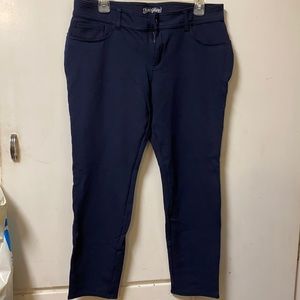 Dark blue stretchy jeggings